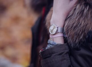 Wrist Watch wearing Woman