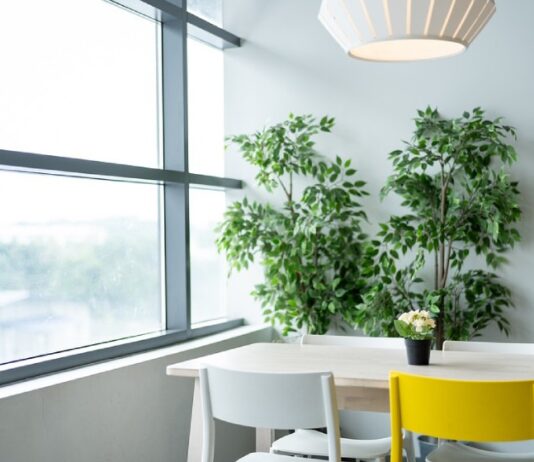 A Touch of Green Brightens up Your Concreate House Green up your house