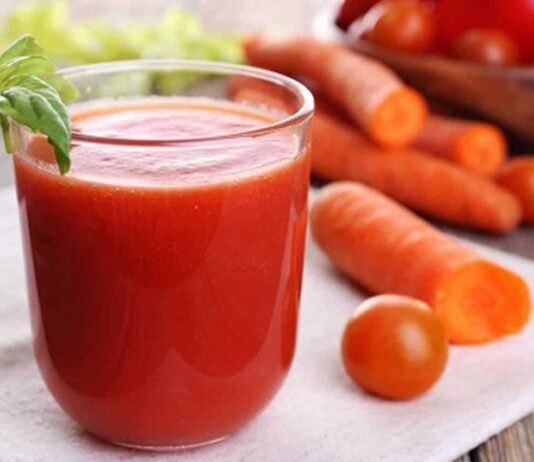 Tomato and Carrot Juice