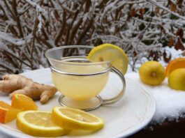 Lemon ginger tea