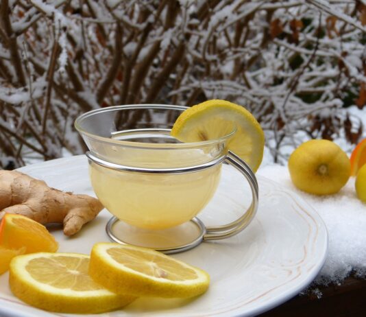 Lemon ginger tea