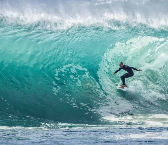 Surfing in Phuket, Thailand