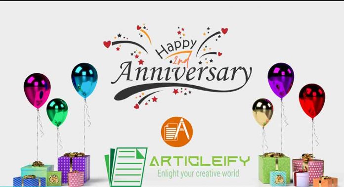 Articleify second anniversary