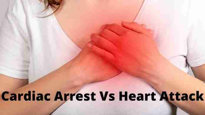 Cardiac Arrest Vs Heart Attack