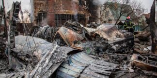 Ukraine homes damage