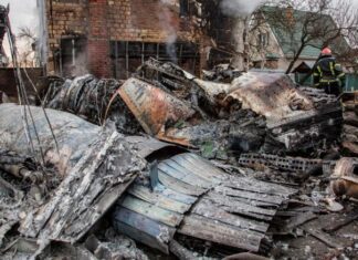 Ukraine homes damage