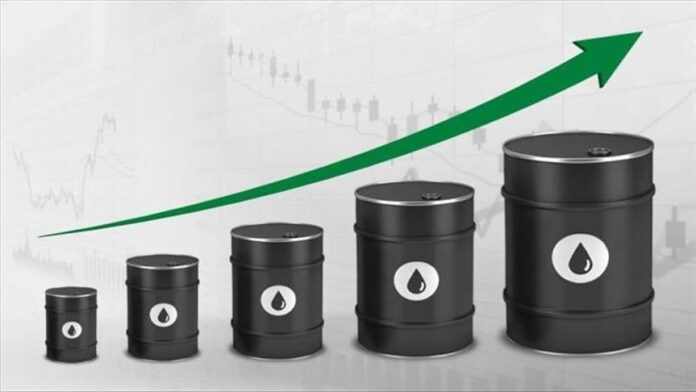 Oil price drops