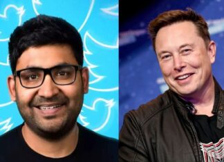 Parag Agrawal and Elon Musk