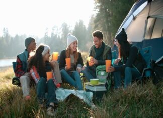 camping trip with your friends
