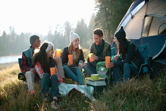 camping trip with your friends