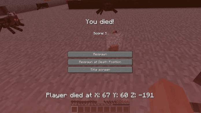 How to Find Where You Died in Minecraft