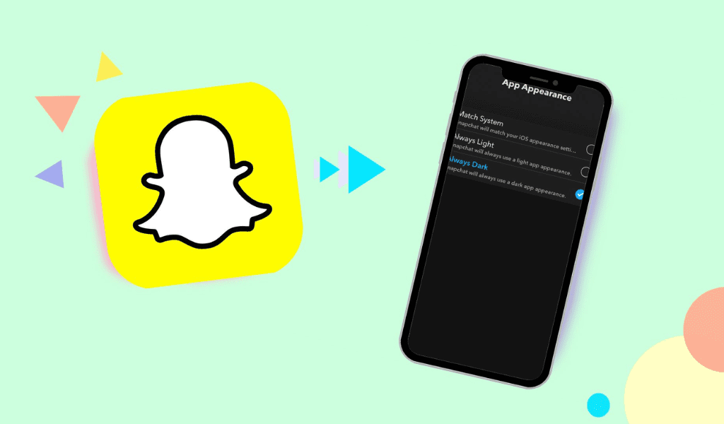 Snapchat Darkmode in iOS