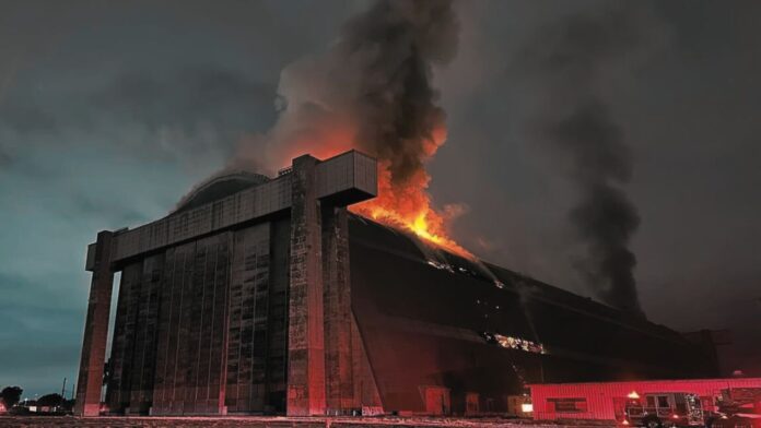 Tustin Blimp Hangar Fire