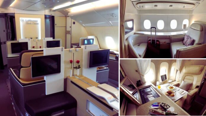 luxury first class flights