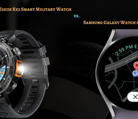 Eigiis Ke3 Smart Military Watch vs. Samsung Galaxy Watch 6 GPS