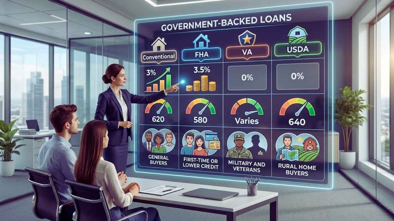 Government-Backed Loans (FHA, VA, USDA)
