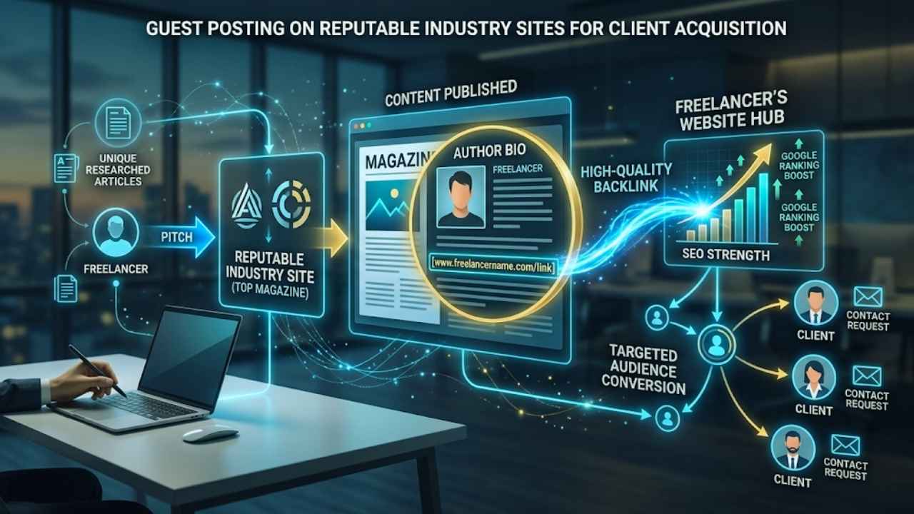 Guest Posting on Reputable Industry Sites