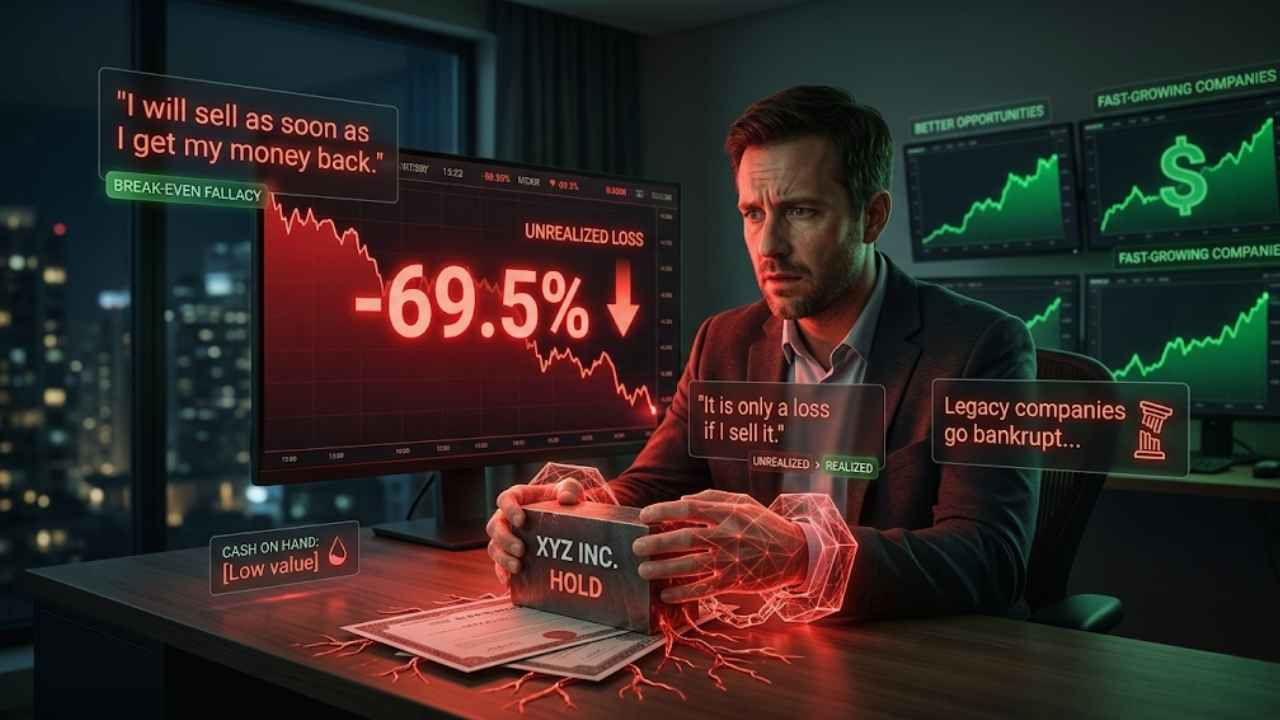 Why We Hold Losing Stocks Too Long?
