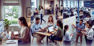 remote vs hybrid vs office