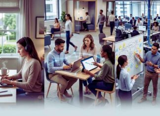 remote vs hybrid vs office