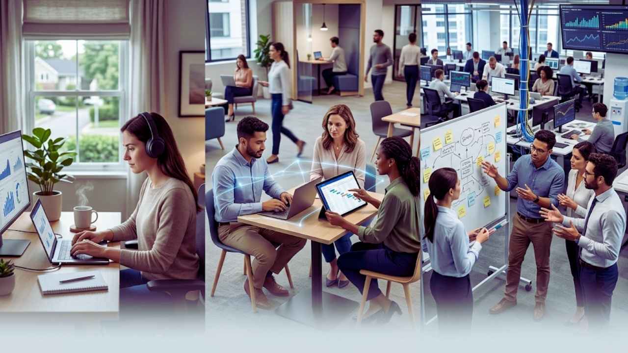 Remote Work vs Hybrid vs In-Office: Productivity Compared
