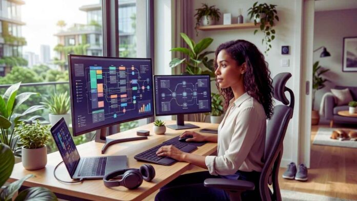 stay productive working from home