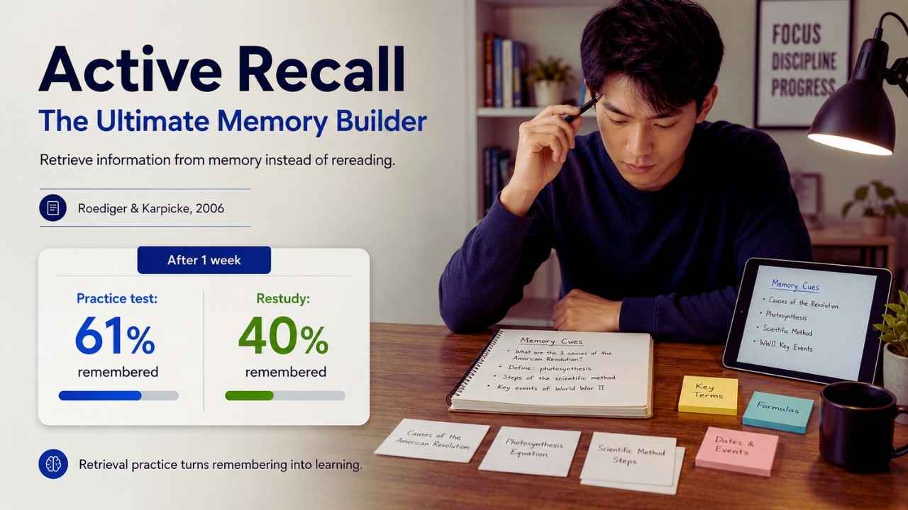 Active Recall: The Ultimate Memory Builder