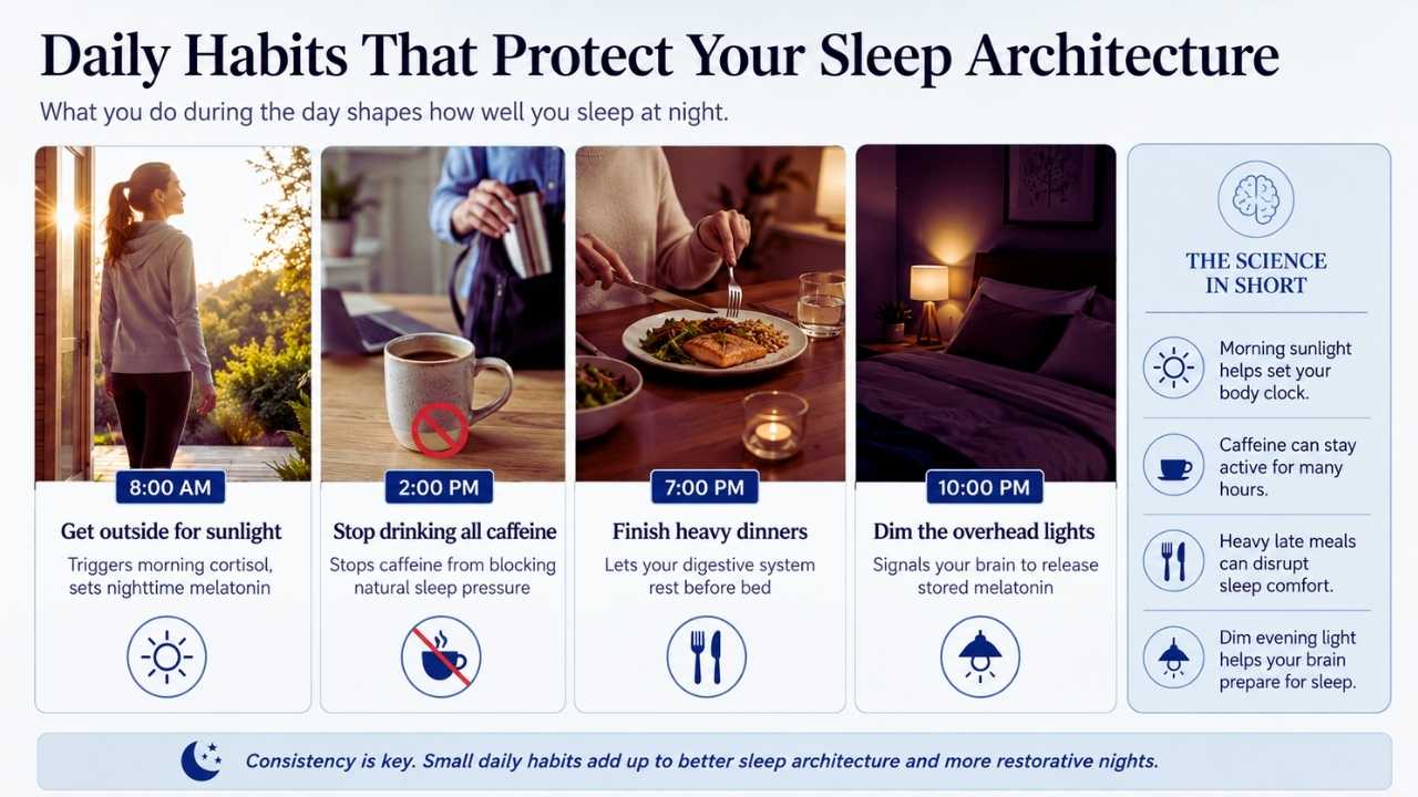 Daily Habits That Protect Your Sleep Architecture