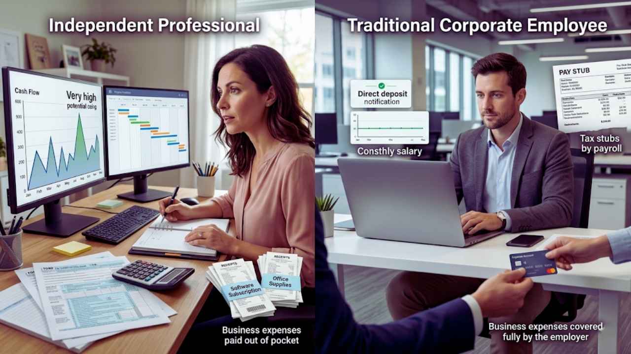 Freelance vs Full-Time 2026: Financial Comparison