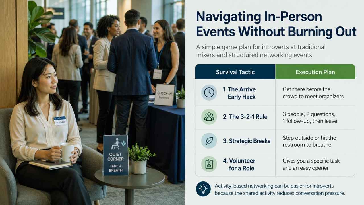Navigating In-Person Events Without Burning Out