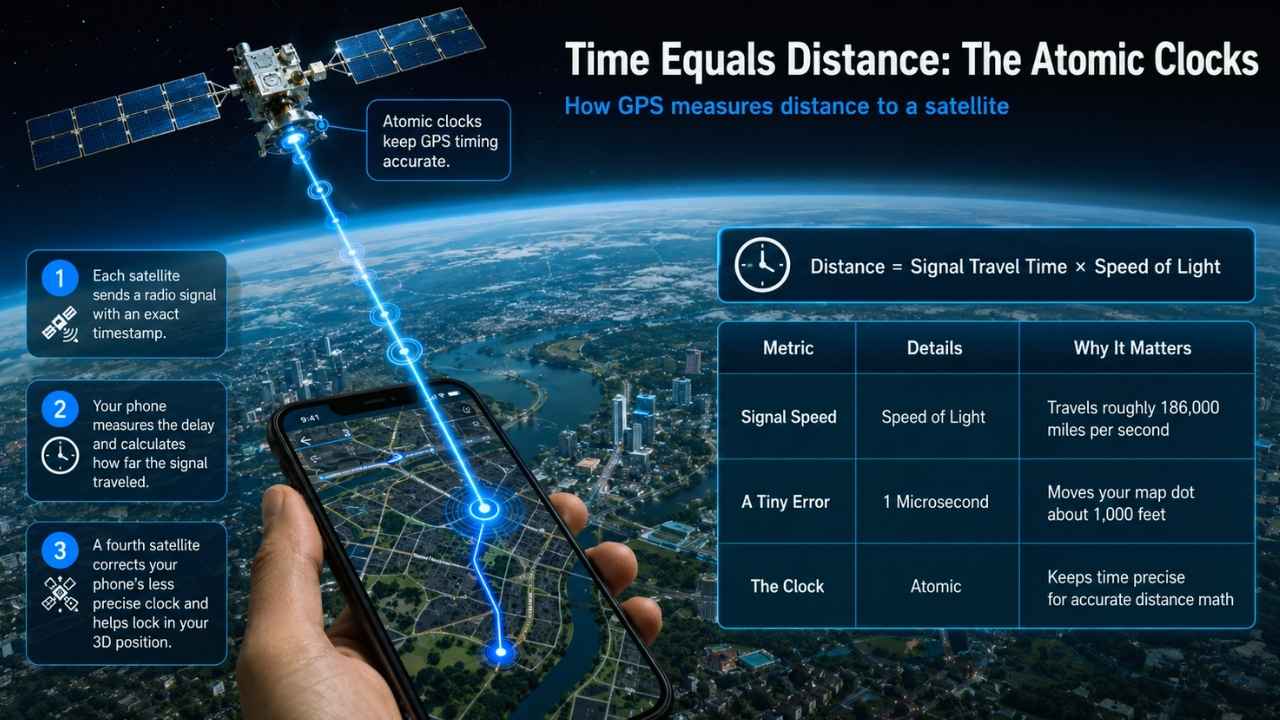Time Equals Distance: The Atomic Clocks