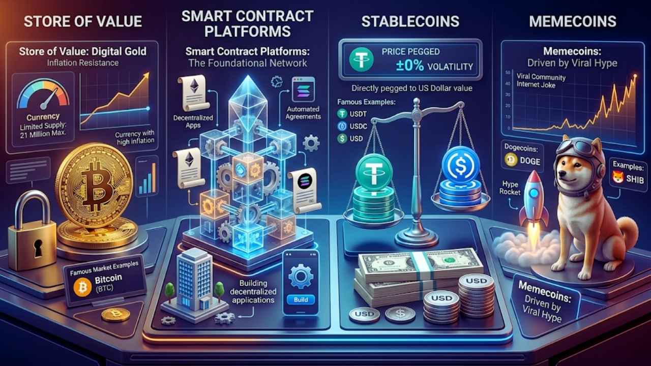 Types of Cryptocurrency You Should Know