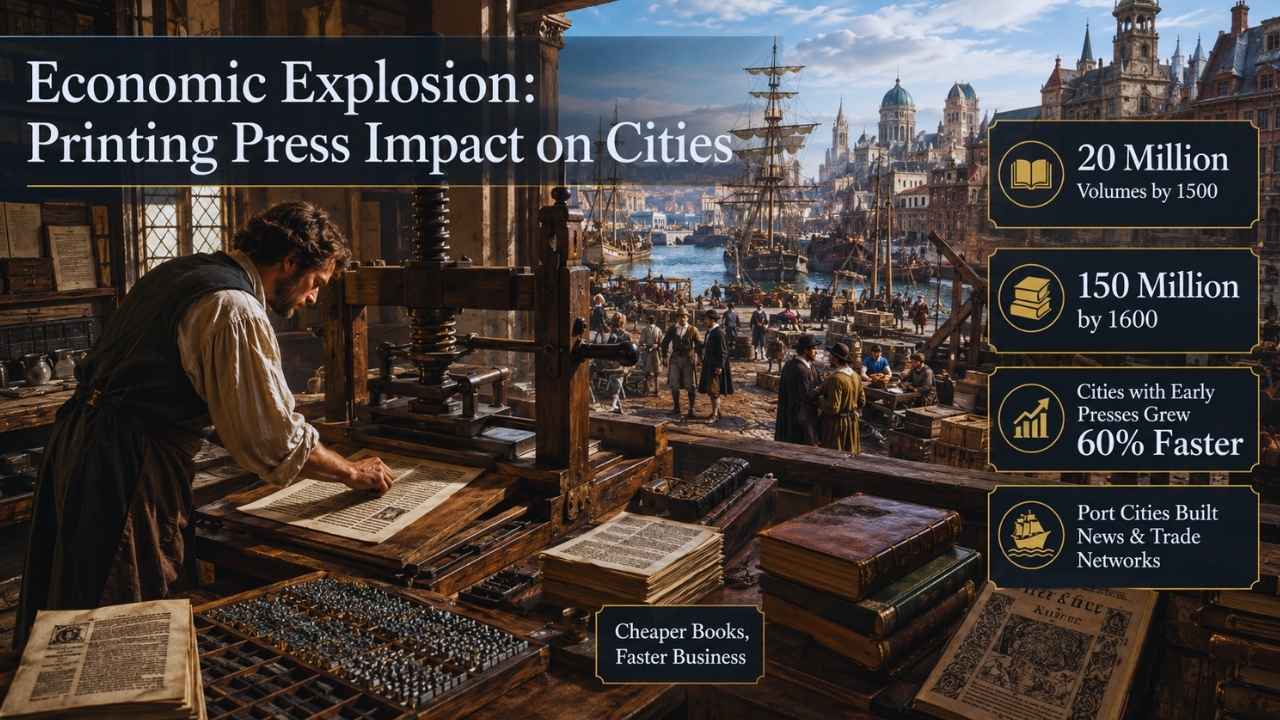 Economic Explosion: Printing Press Impact History on Cities