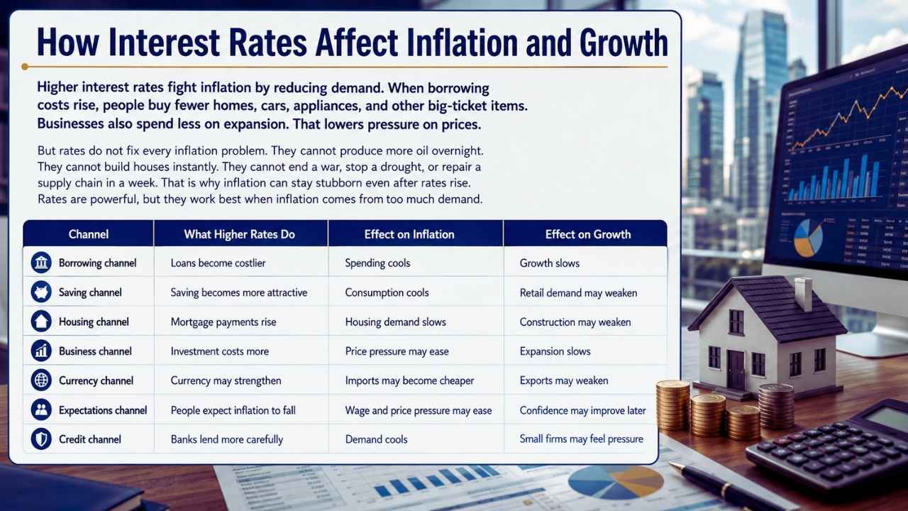 How Interest Rates Affect Inflation and Growth