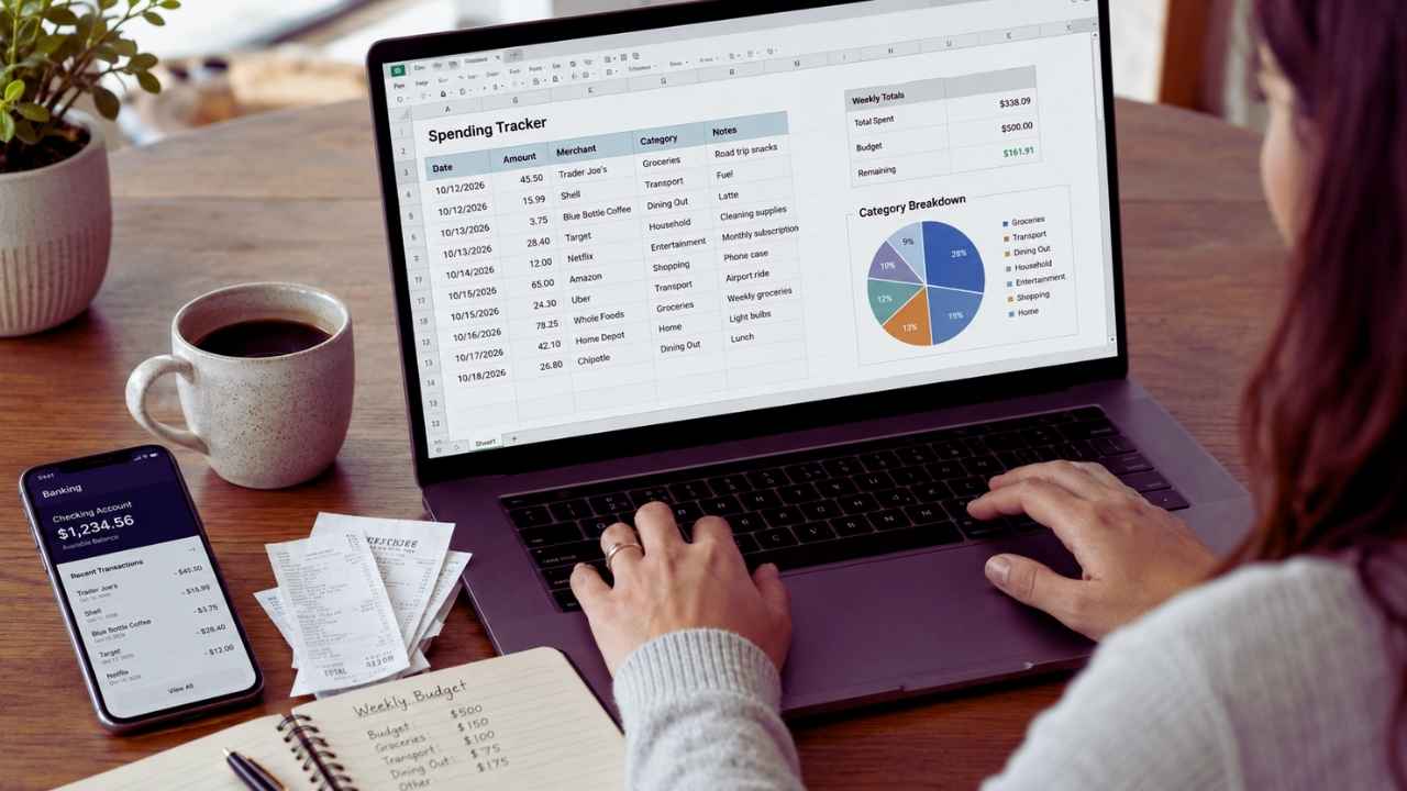 How to Track Spending With a Spreadsheet Dashboard?