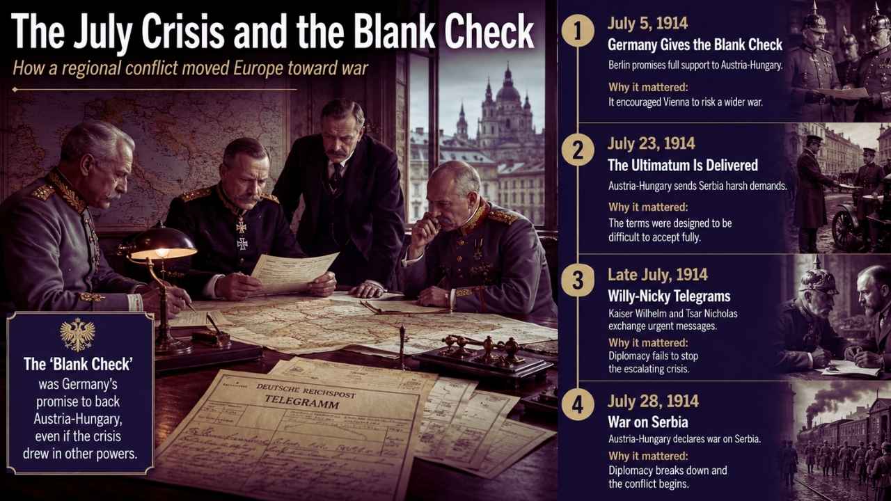 The July Crisis and the Blank Check