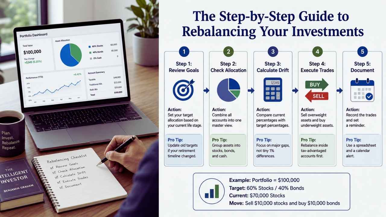 The Step-by-Step Guide to Rebalancing Your Investments