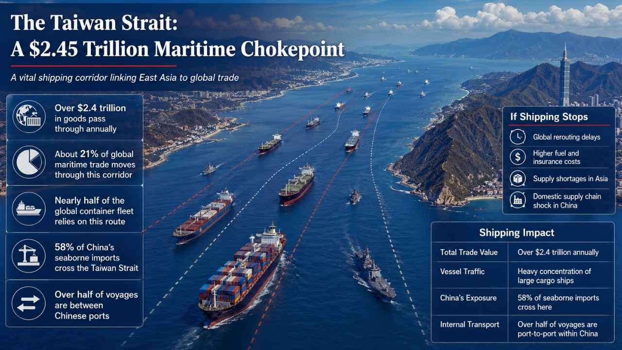 The Taiwan Strait: A 2.45 Trillion Maritime Chokepoint