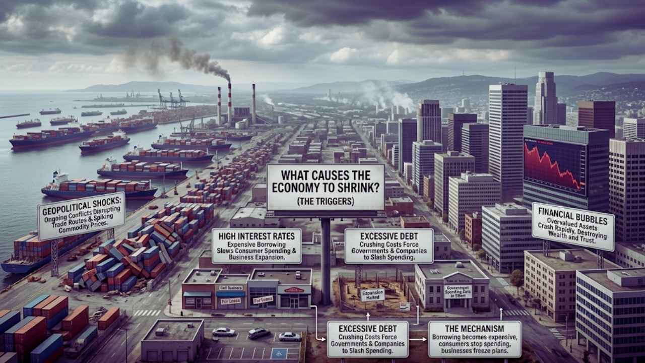 What Actually Causes the Economy to Shrink?