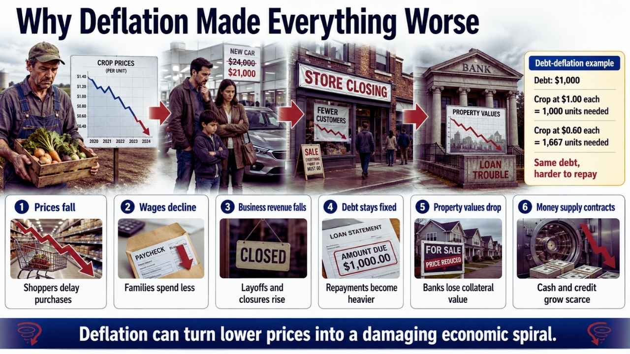 Why Deflation Made Everything Worse?