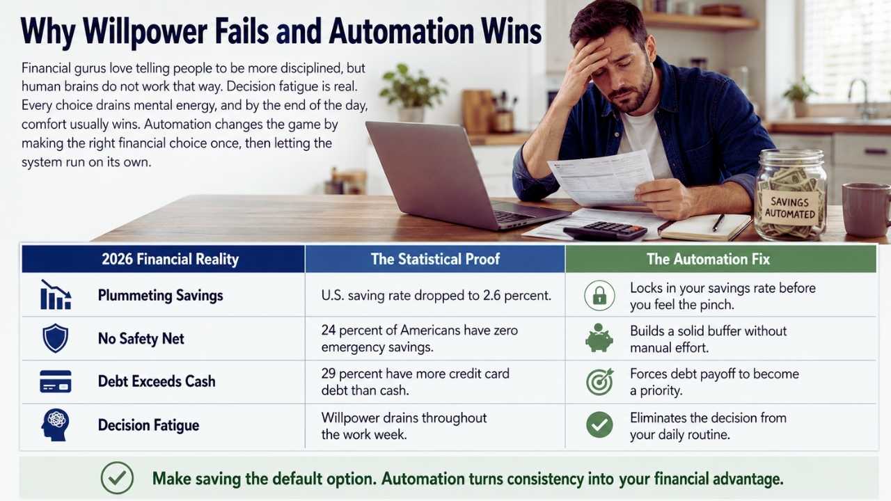 Why Willpower Fails and Automation Wins Today?