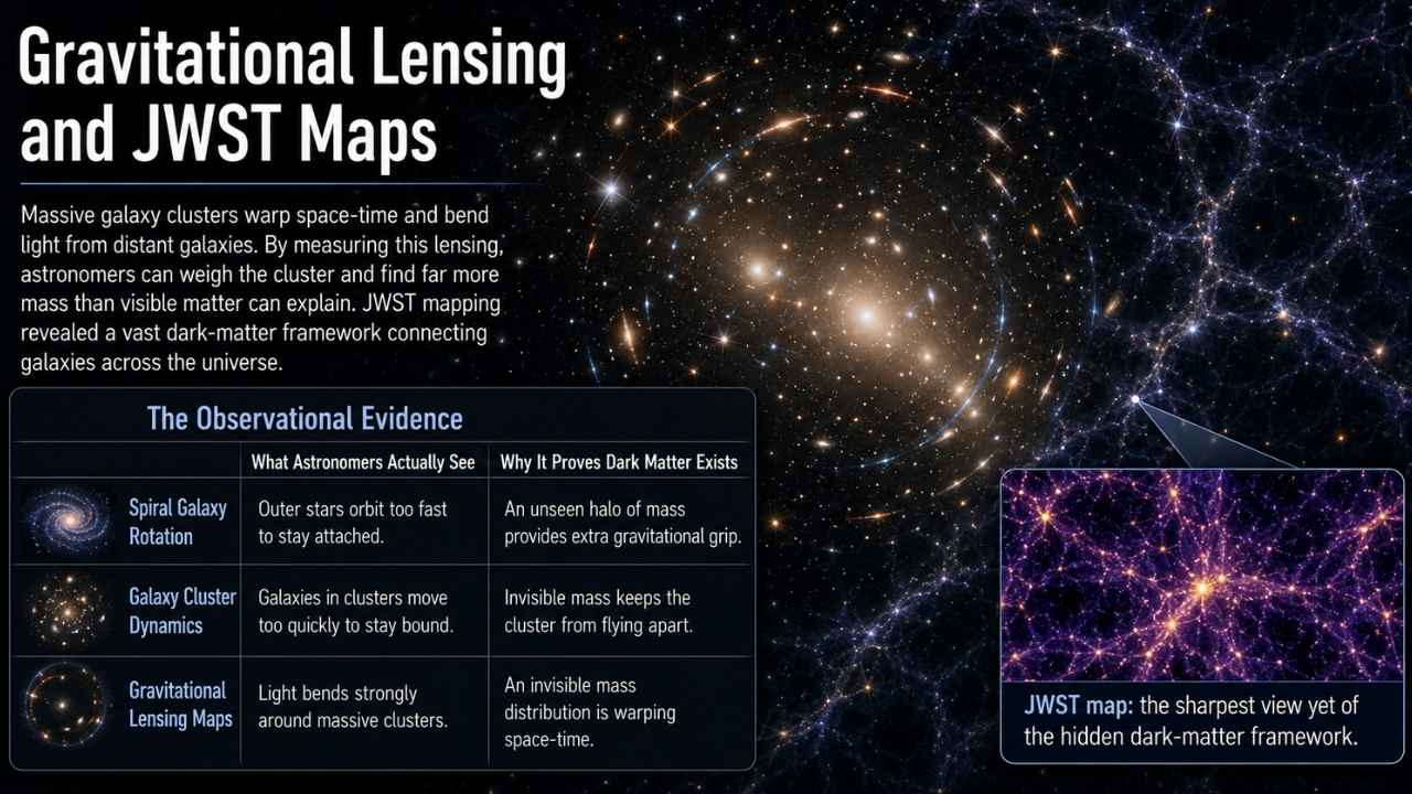 Gravitational Lensing and JWST Maps