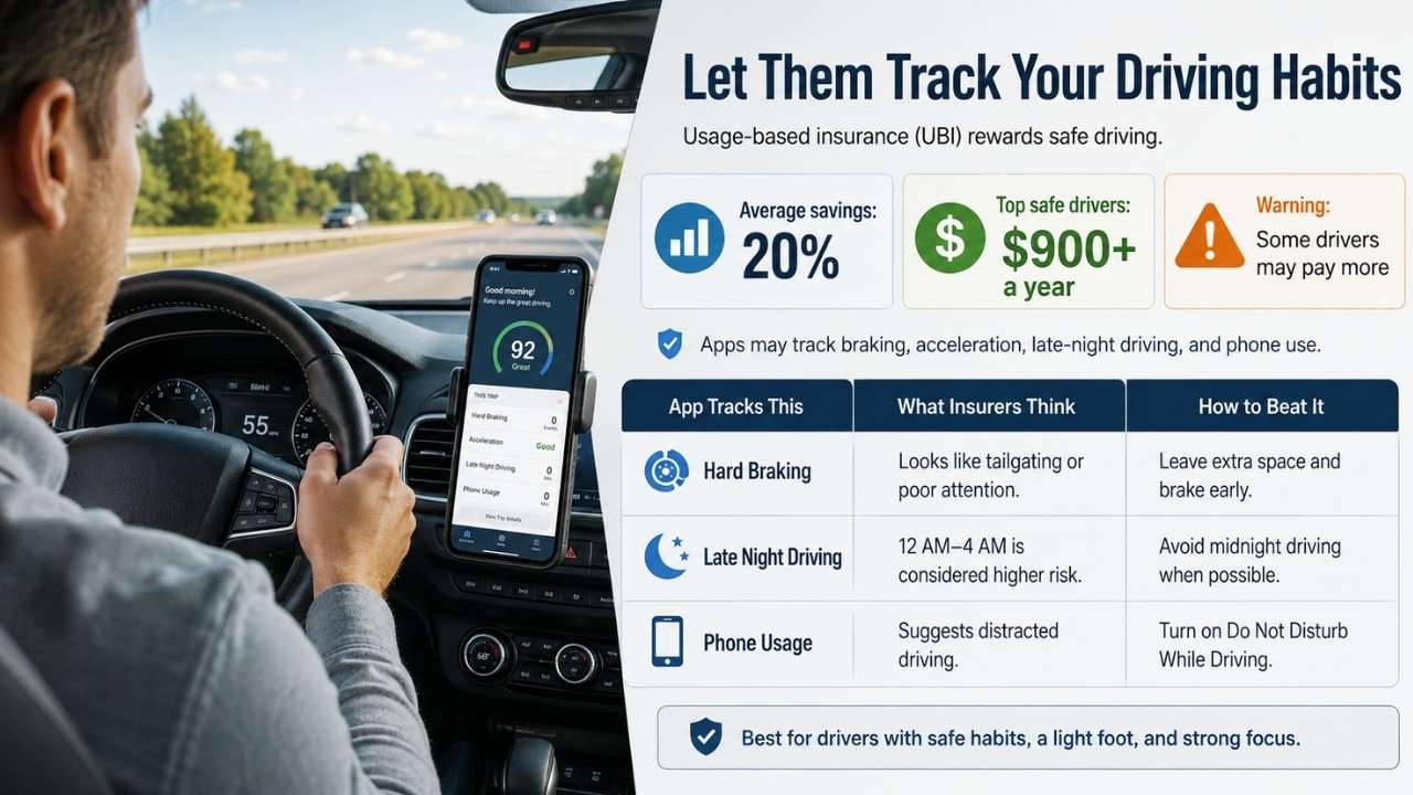 Let Them Track Your Driving Habits