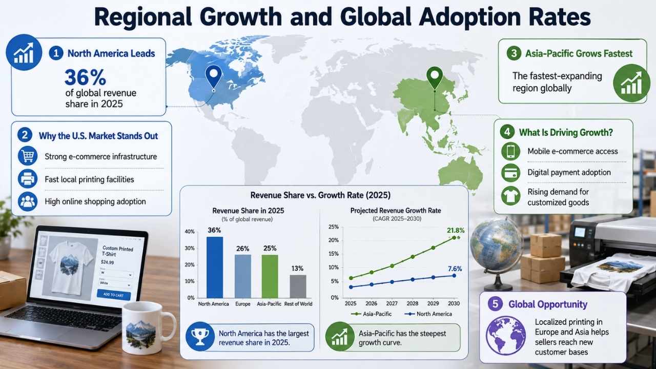 Regional Growth and Global Adoption Rates