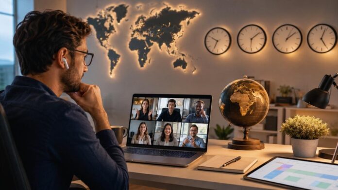manage remote team time zones